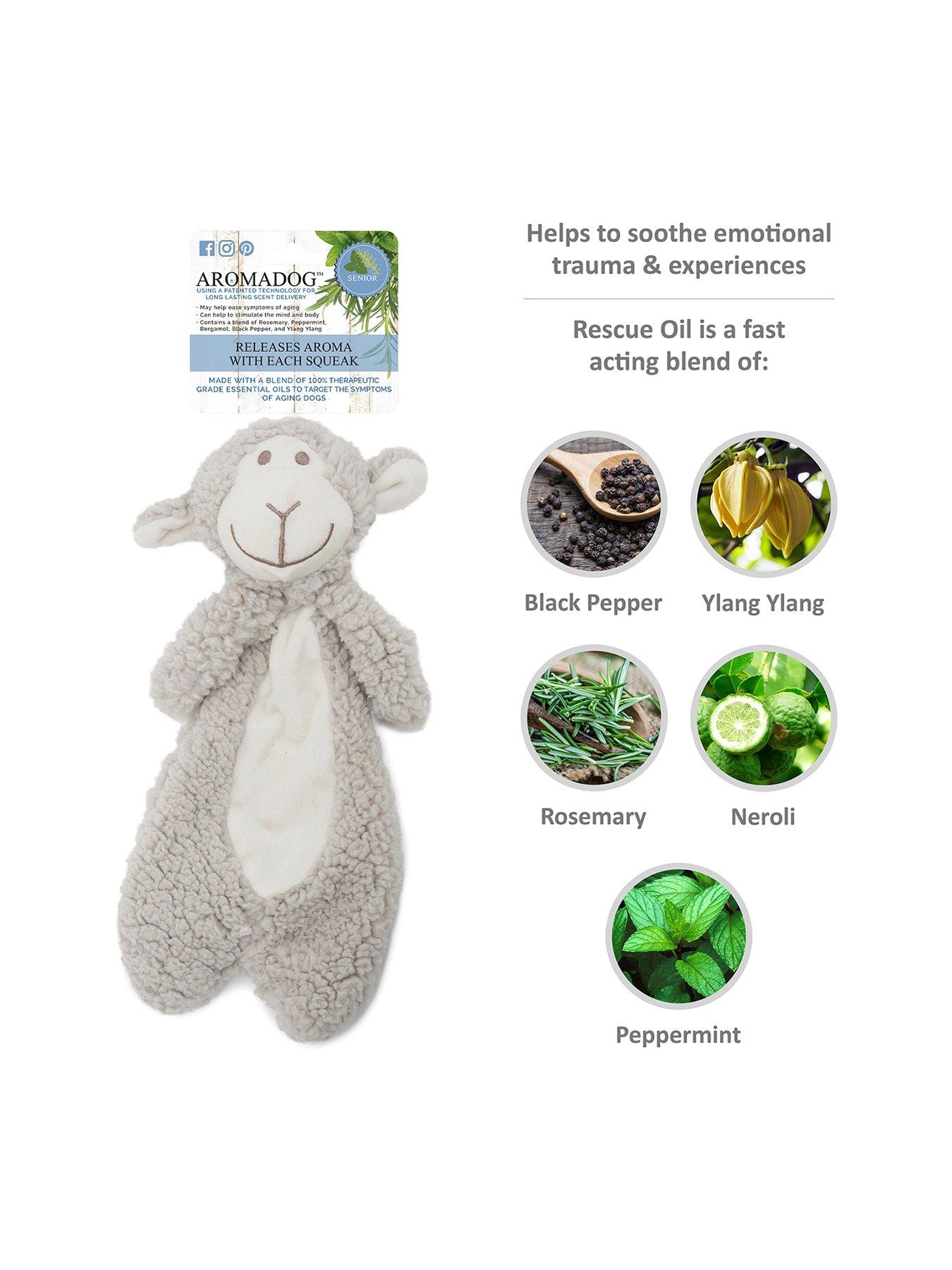  image of aromadog-senior-fleece-floppy-blankie-body-dog-toy