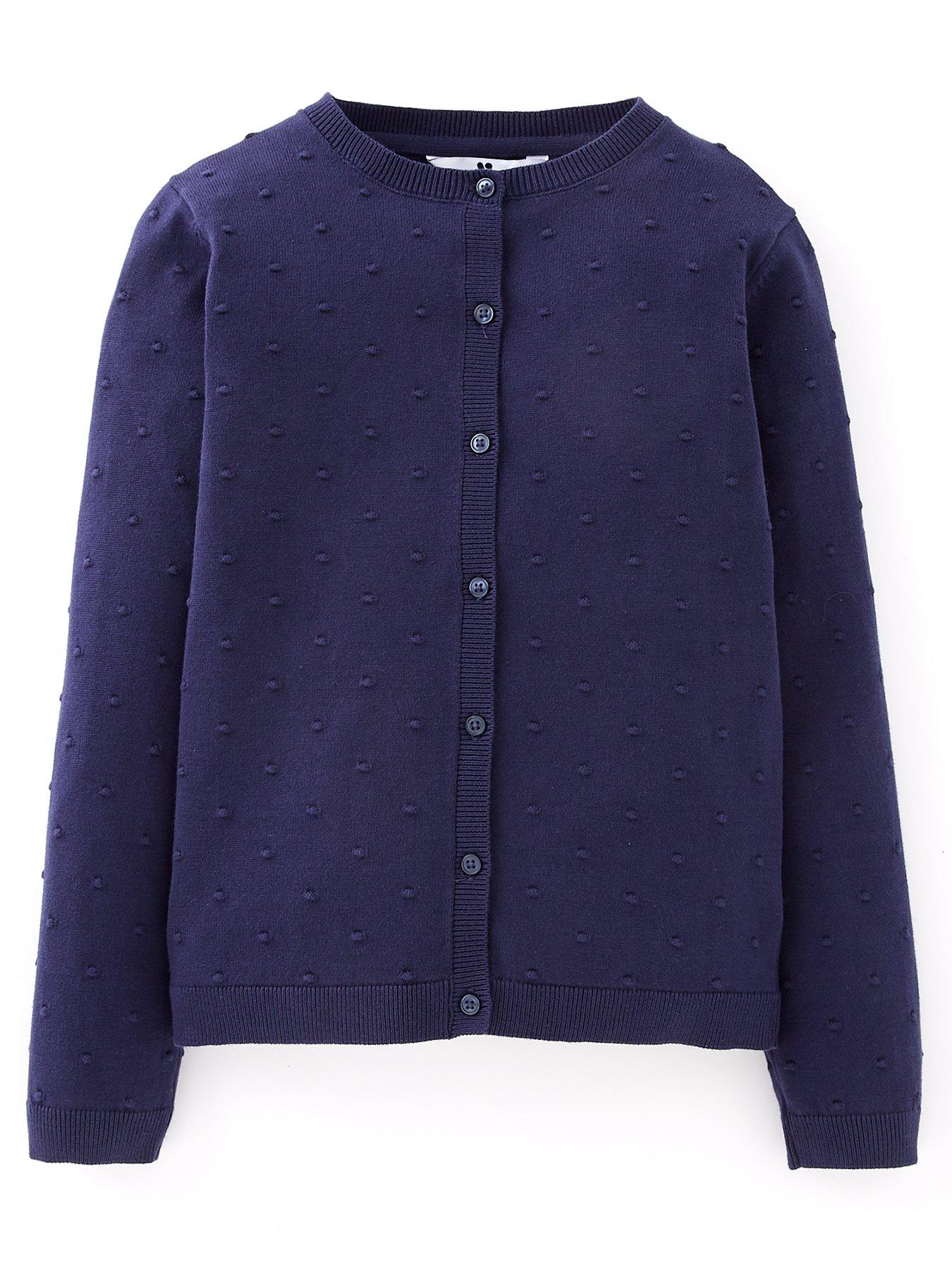 Girls 2025 navy cardigan