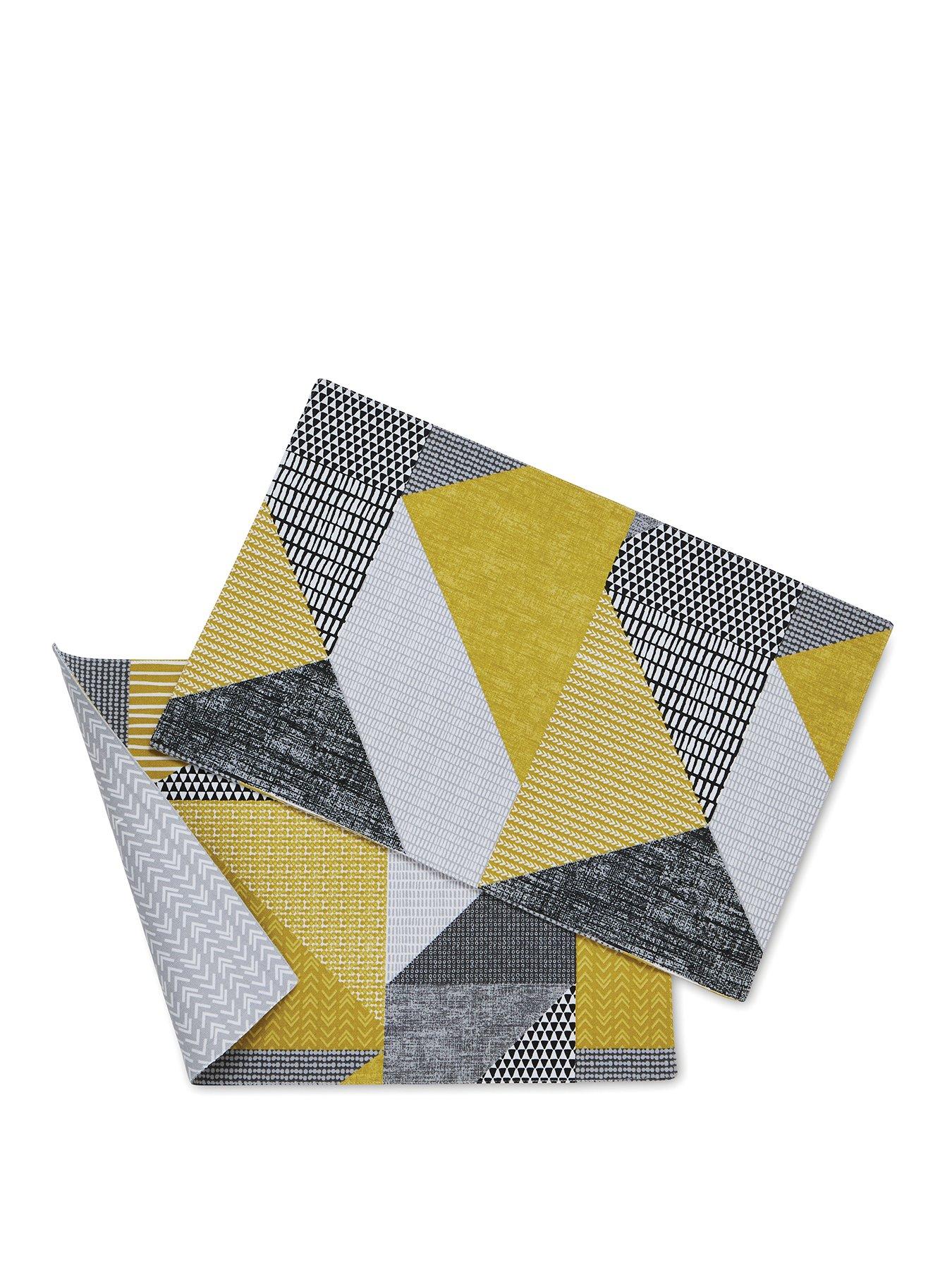 catherine-lansfield-larrson-ochre-set-of-2-placemats