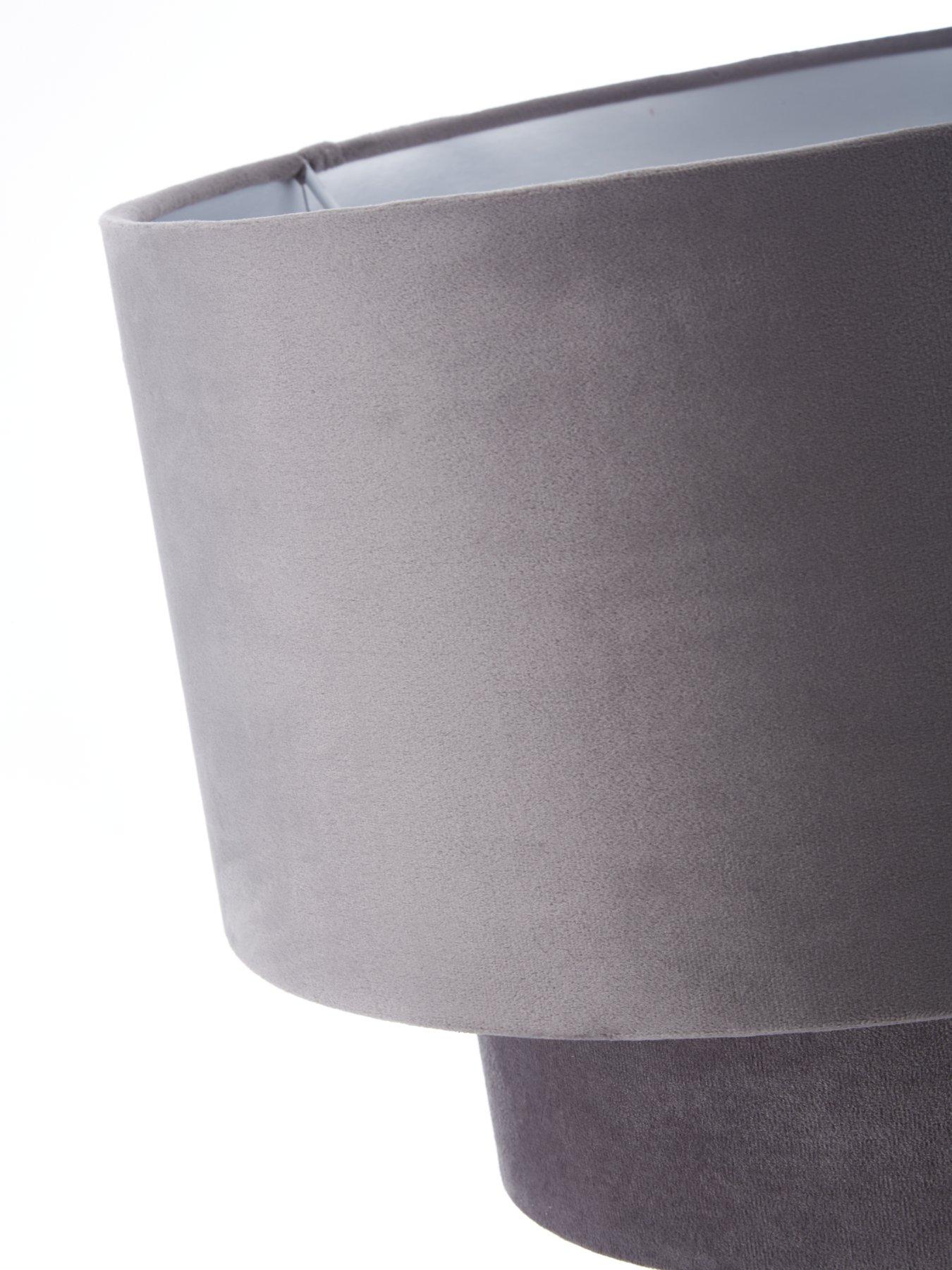  image of very-home-tia-two-tiered-floor-lamp-greysilver