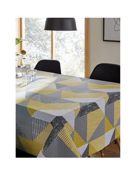 catherine-lansfield-larrson-geonbspochre-tablecloth