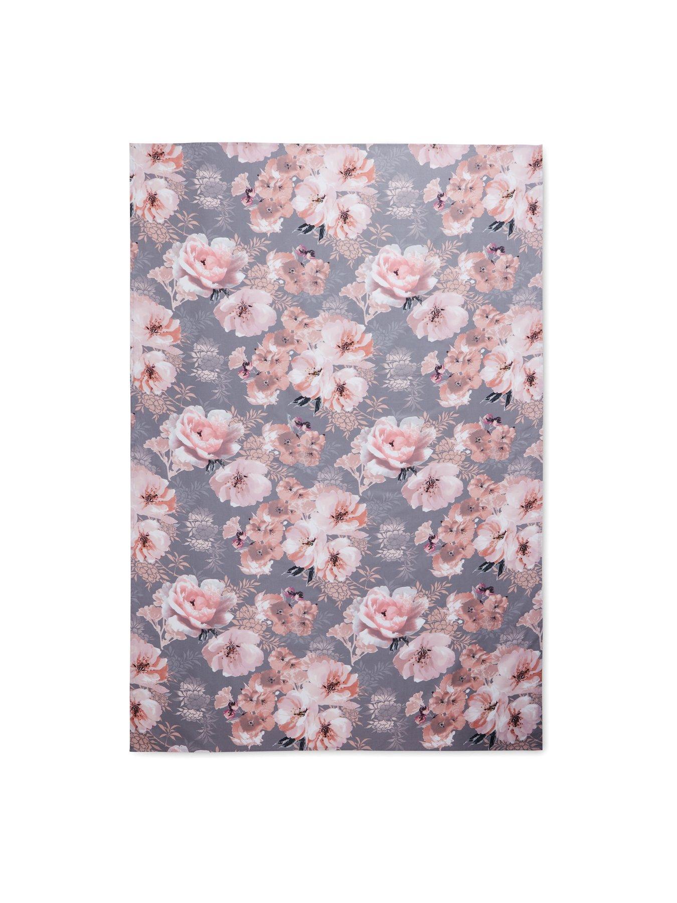  image of catherine-lansfield-dramatic-floral-tablecloth
