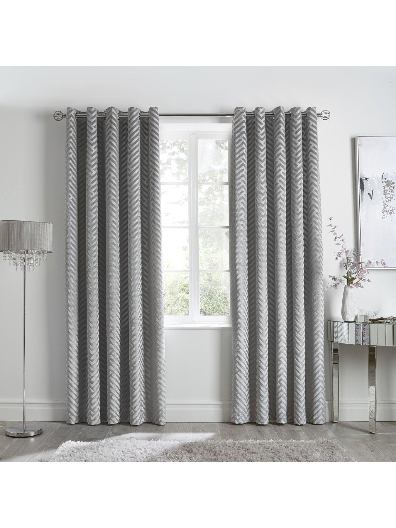Intimates Riva Plain Woven Slot Top Voile Curtain Panel Cream, 59 W x 48 D