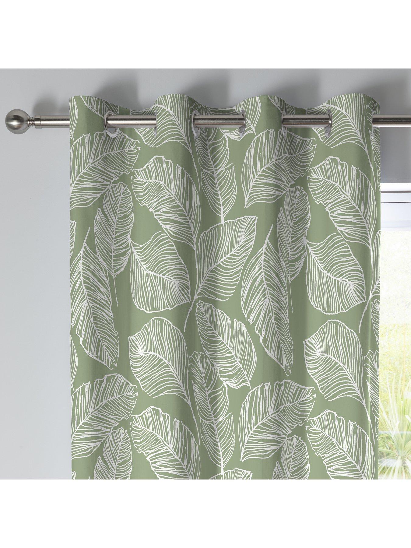 Image 3 of 4 of Fusion Matteo Eyelet Lined&nbsp;Curtains