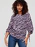 v-by-very-ruched-sleeve-printed-shell-top-zebrafront