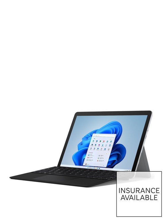 front image of microsoft-surface-go-2-with-black-type-covernbspintelreg-pentiumregnbsp8gb-ramnbsp128gb-storage-with-optional-microsoft-365-family-15-months-platinum