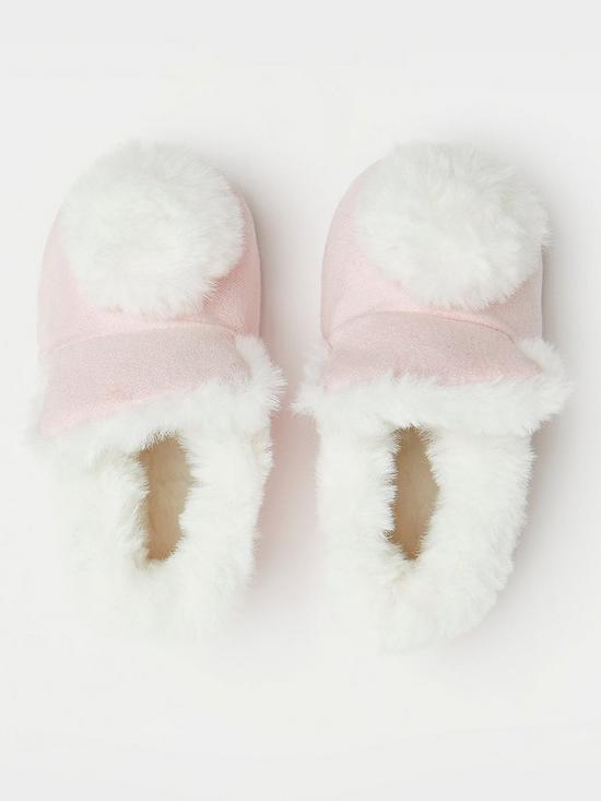 back image of river-island-baby-pom-pom-bootie-baby-pink