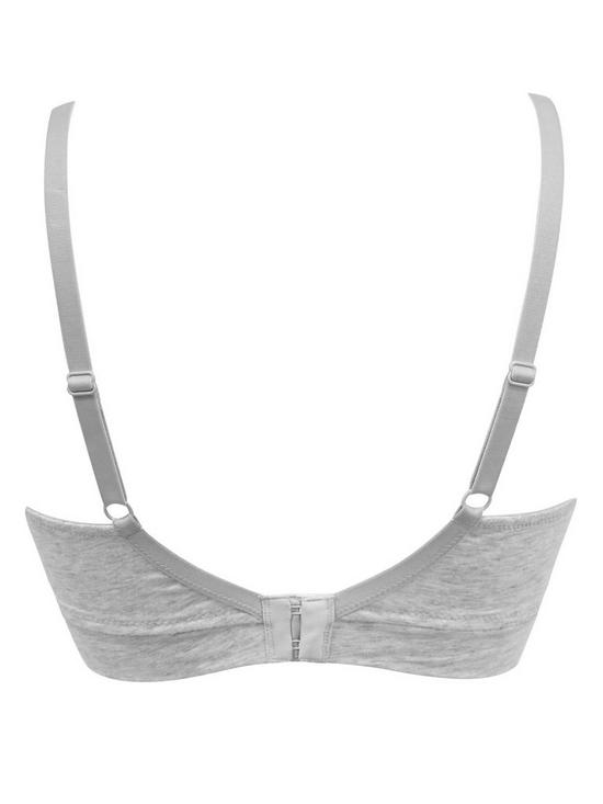 stillFront image of pour-moi-love-to-lounge-non-wired-bra-grey-marl