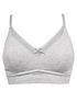 image of pour-moi-love-to-lounge-non-wired-bra-grey-marl