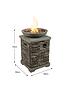  image of teamson-home-gas-fire-pit-stone-with-lava-rock