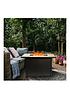  image of teamson-home-peaktop-gas-fire-pit-steel-with-glass-rocks-cover