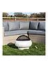  image of teamson-home-wood-burning-fire-pit-for-logs-concrete-style