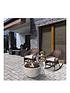  image of teamson-home-wood-burning-concrete-style-bbq-grillfire-pit