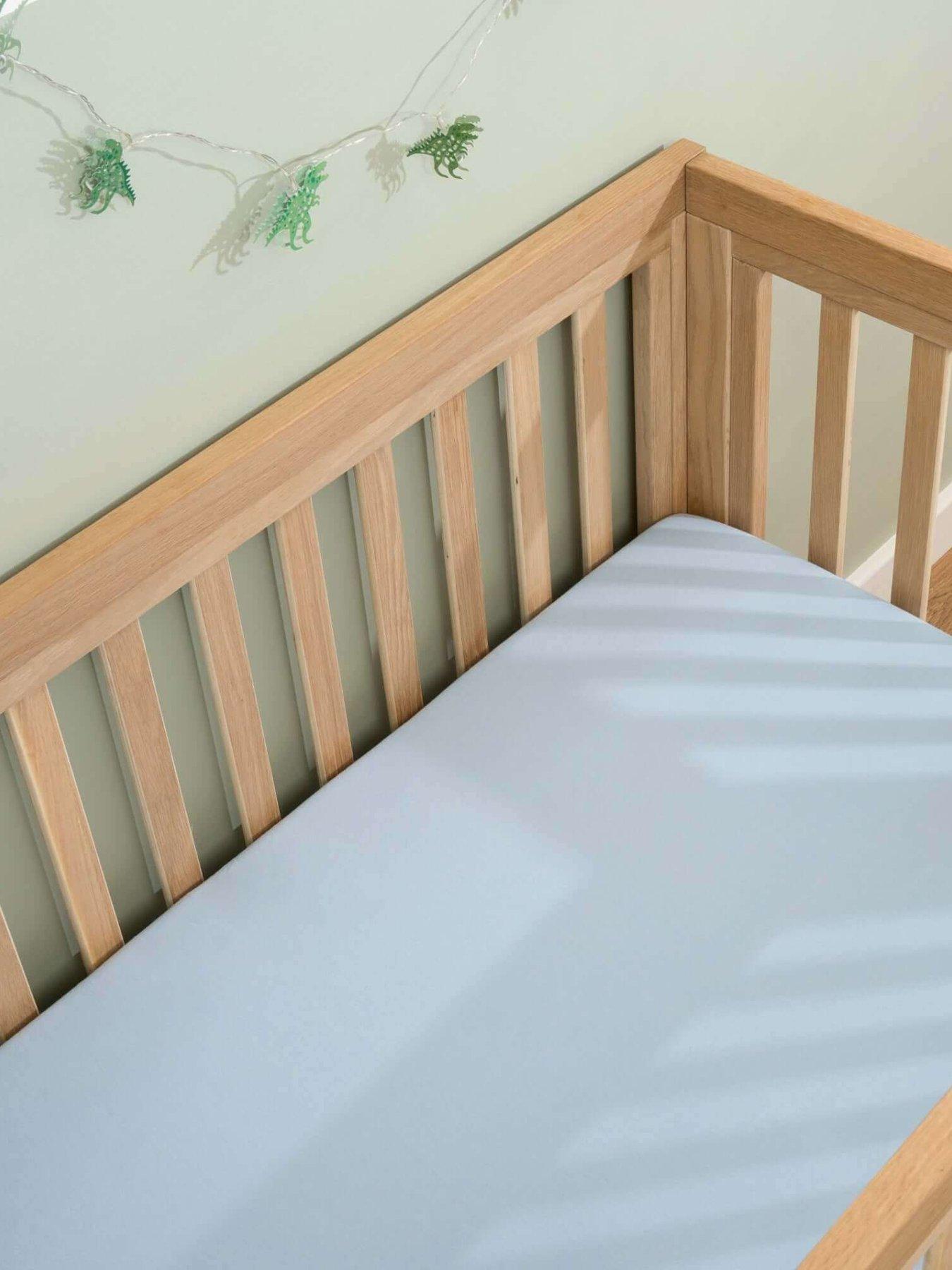 Clair De Lune 2 Pack Fitted Cotton Cot Sheets (120 x 60 cm) - Blue