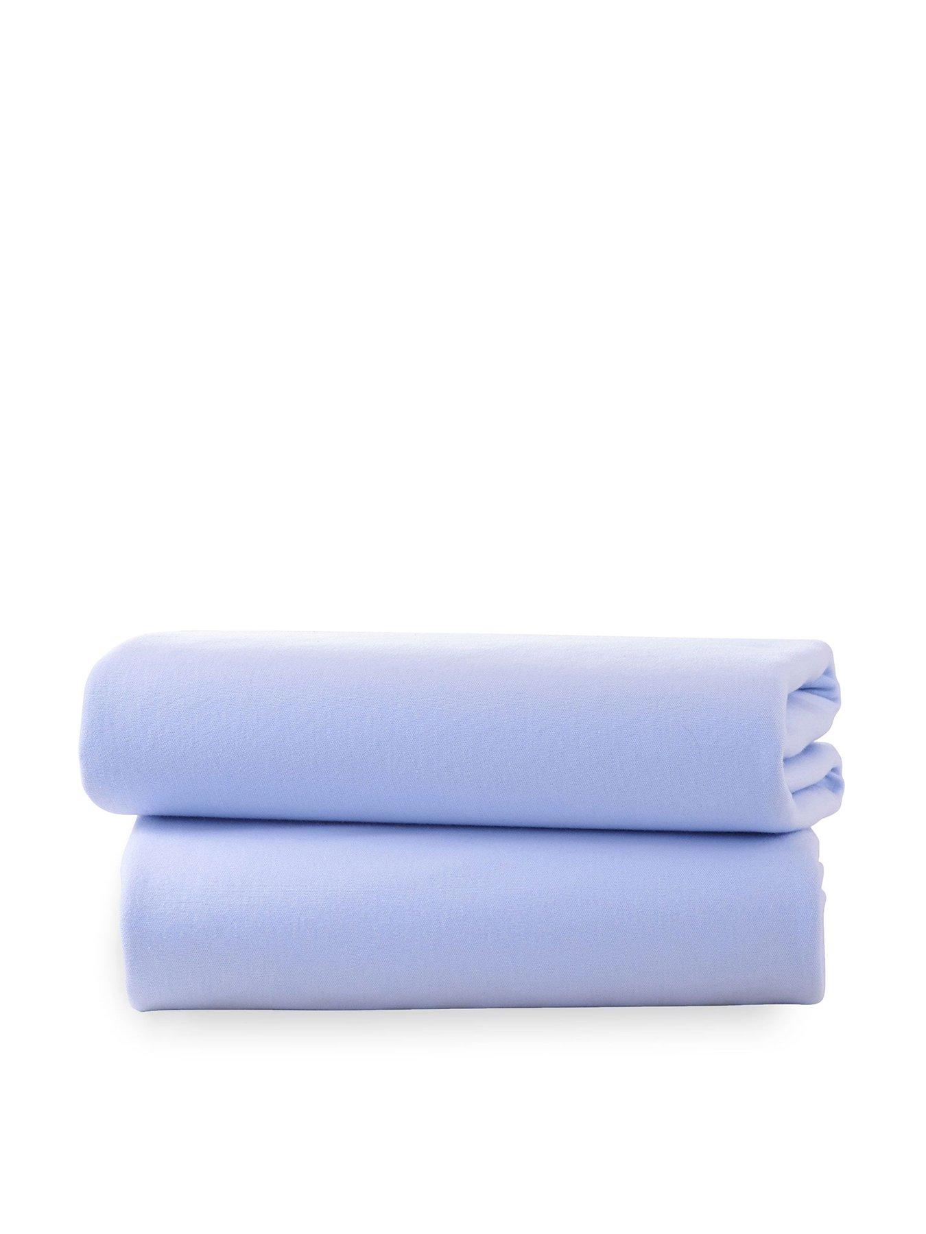 Image 2 of 2 of Clair De Lune 2 Pack Fitted Cotton Cot Bed Sheets (140 x 70 cm) - Grey