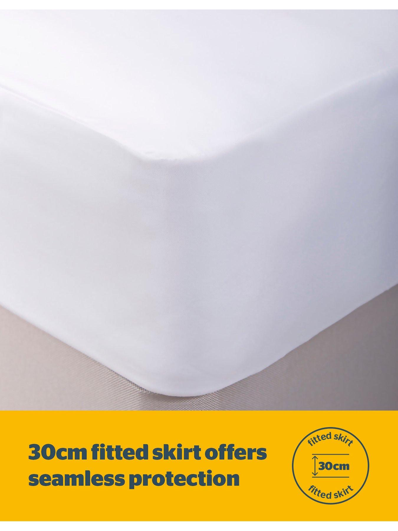  image of silentnight-healthy-growth-mattress-protector-white