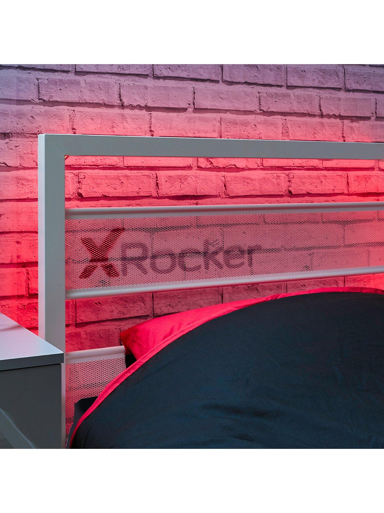  image of x-rocker-base-camp-single-tv-vesa-mount-bed-white-fits-up-to-32-inch-tv