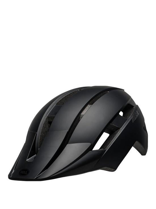 front image of bell-sidetrack-ii-child-helmet-2020-matte-black-unisize-47-54cm