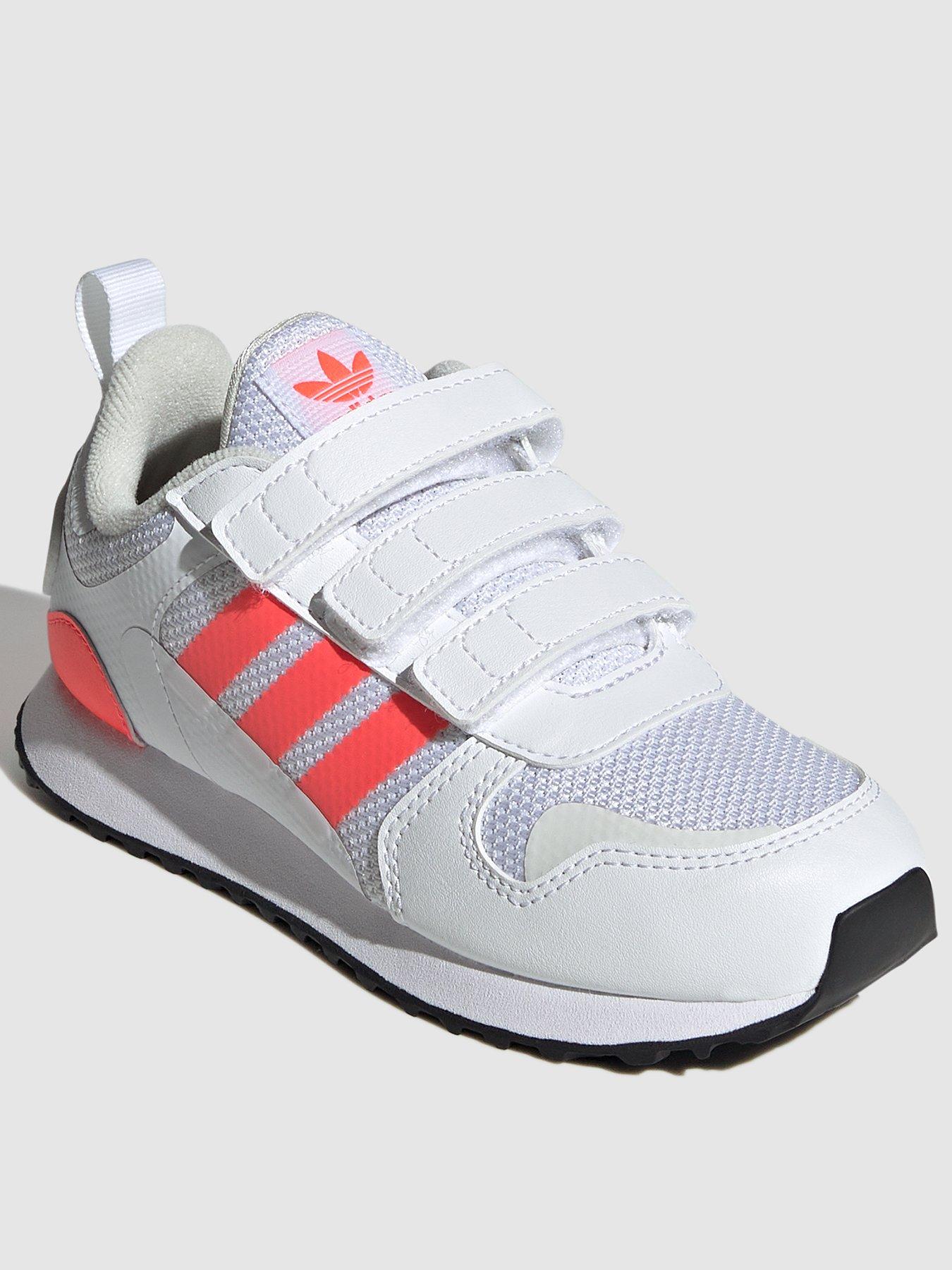 adidas Originals Kids ZX 700 HD White Red littlewoods