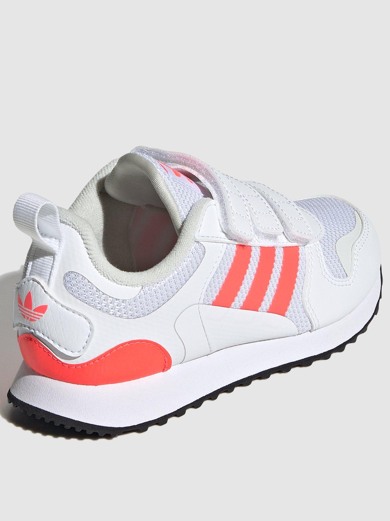 adidas Originals Kids ZX 700 HD White Red littlewoods