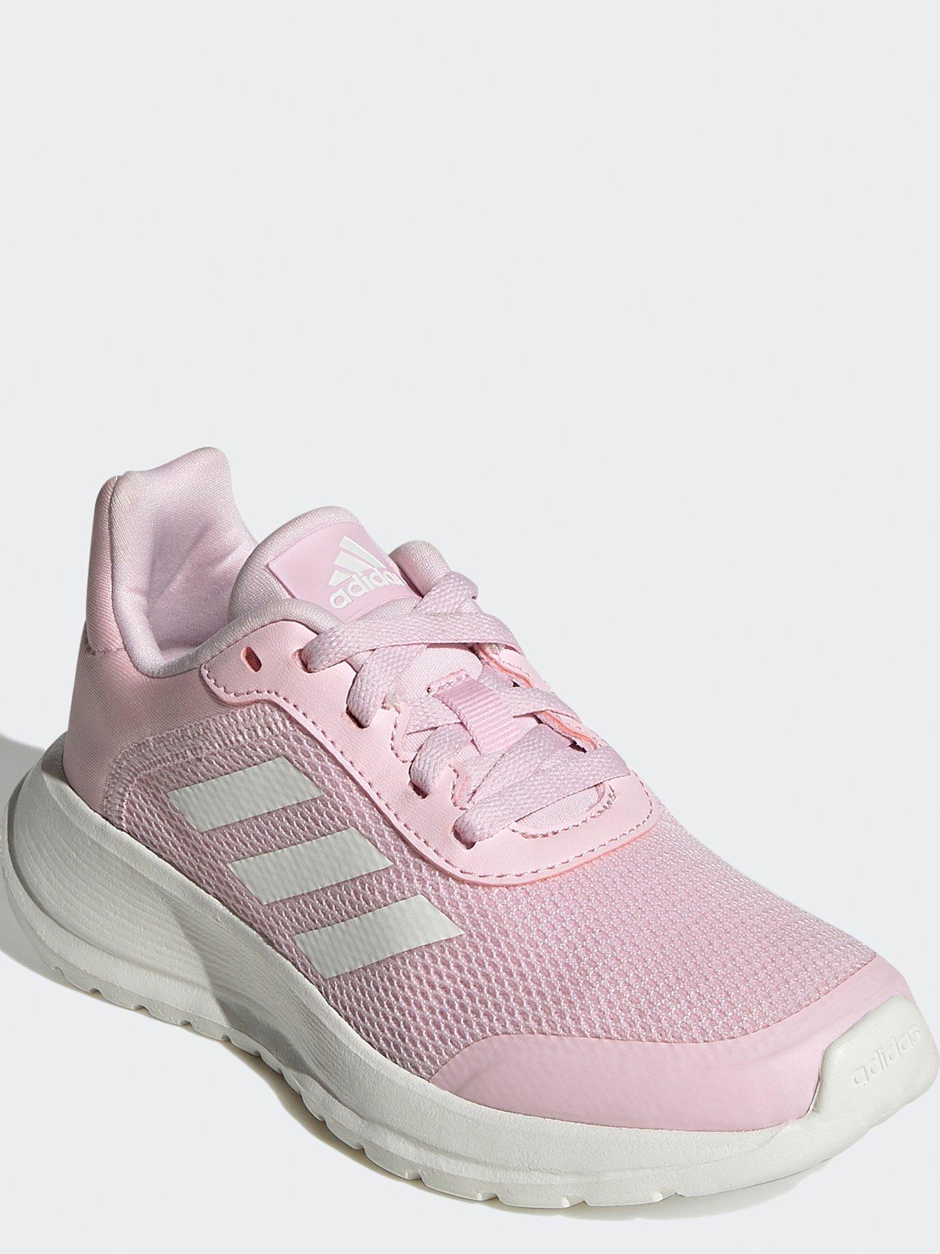 Pink adidas best sale girls trainers