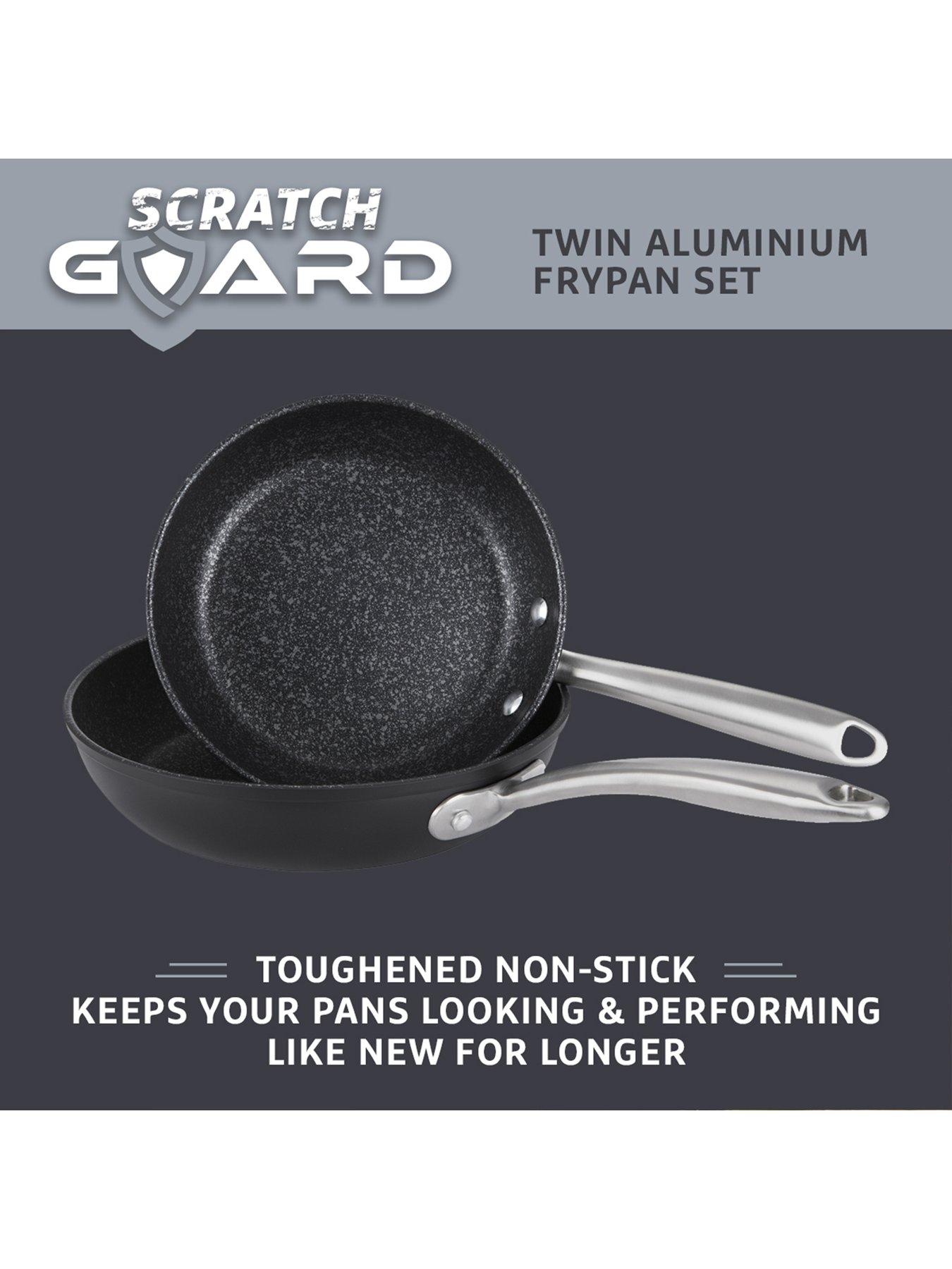 Prestige Scratch Guard Aluminium Nonstick Induction Twin Pack Frying