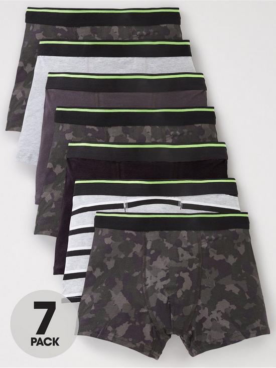 front image of v-by-very-boys-camostripes-trunks-7-packnbsp--multi