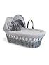  image of clair-de-lune-waffle-grey-wicker-deluxe-stand-grey