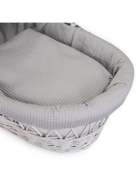 stillFront image of clair-de-lune-waffle-grey-wicker-deluxe-stand-white