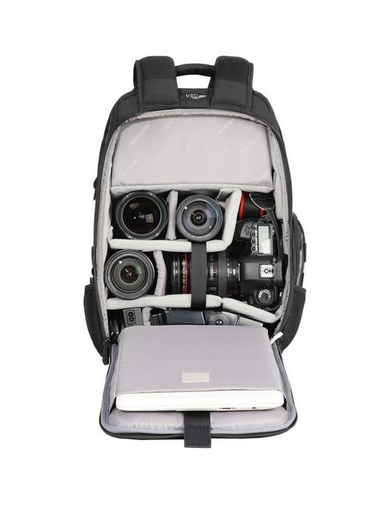 stillFront image of vanguard-veo-range-t45m-camera-backpack-black