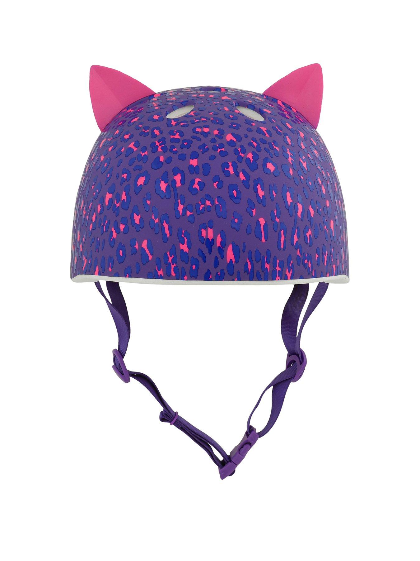  image of krash-leopard-kitty-youth-cycle-helmet-54-58cms-8-with-fit-system