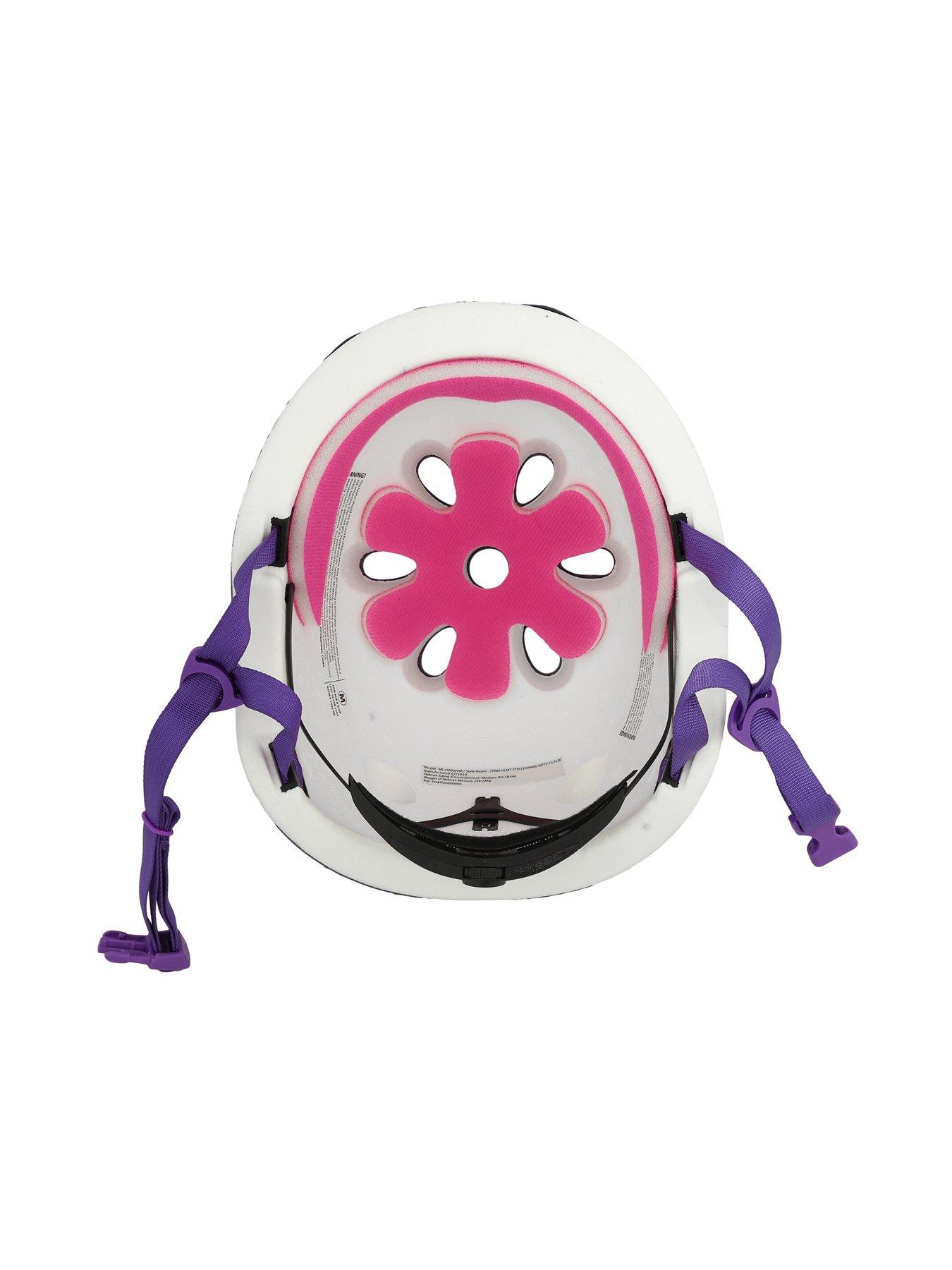  image of krash-leopard-kitty-youth-cycle-helmet-54-58cms-8-with-fit-system