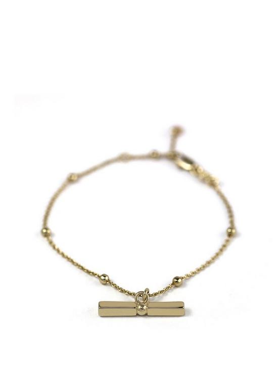 front image of buckley-london-aria-t-bar-bracelet