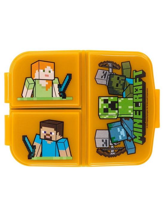 stillFront image of minecraft-multi-compartment-lunch-box