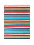  image of cosatto-knitted-stripe-blanket-multi-colour
