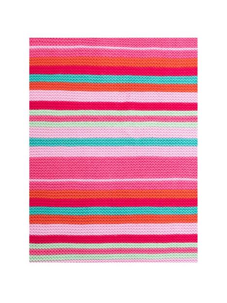 cosatto-knitted-stripe-blanket-pinks