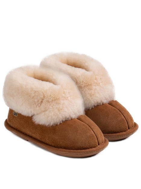 just-sheepskin-kids-classic-slippers-chestnut