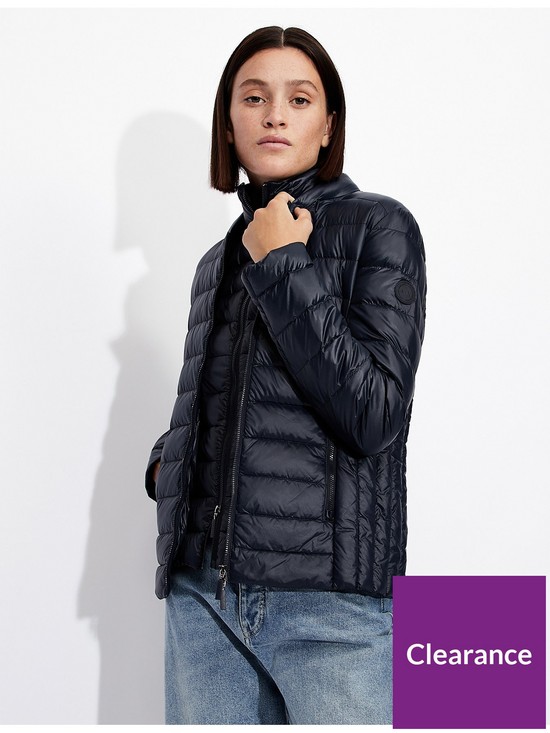 front image of armani-exchange-lighweight-down-padded-gilet-navy