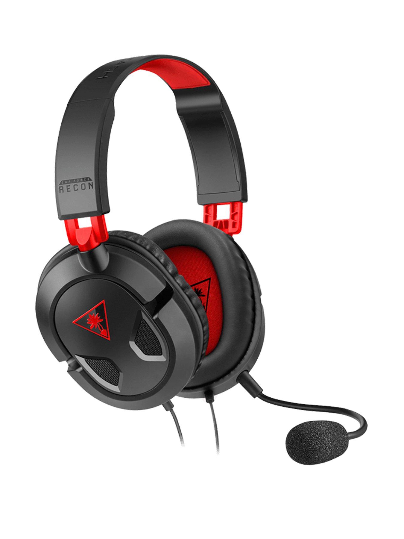 Turtle Beach Recon 50 Gaming Headset for PC, Xbox, PS5 ,PS4 - Black  &  Red