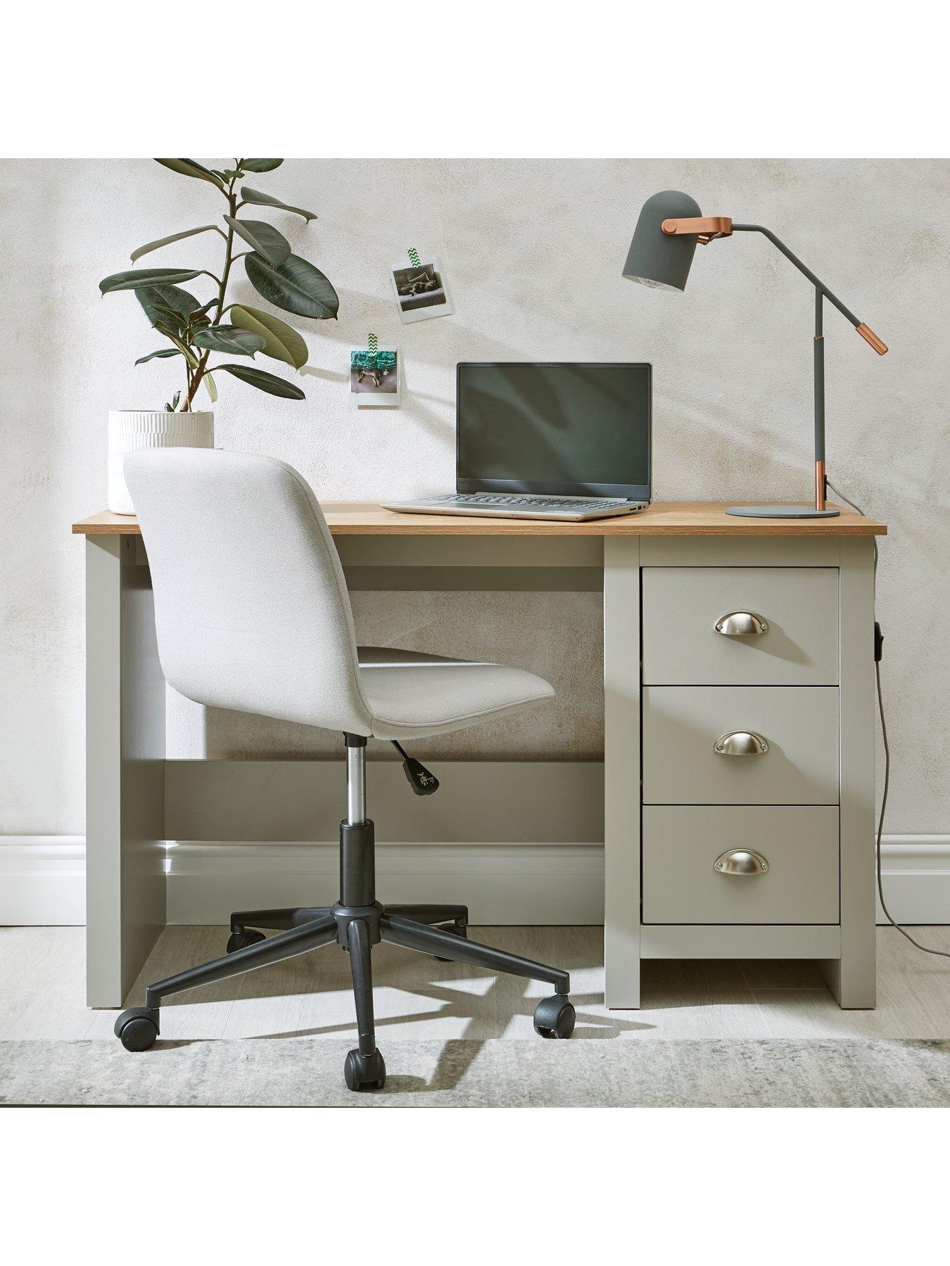 Lancaster deals grey desk