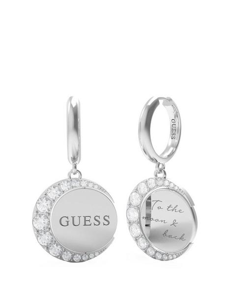 guess-moon-phases-ladies-drop-earrings