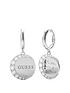  image of guess-moon-phases-ladies-drop-earrings