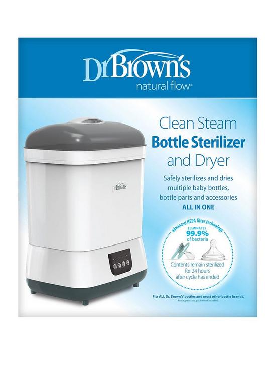 front image of dr-browns-steam-bottle-steriliser-dryer