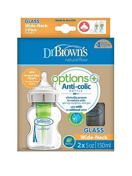 dr-browns-options-150ml-glass-bottle-2-pack