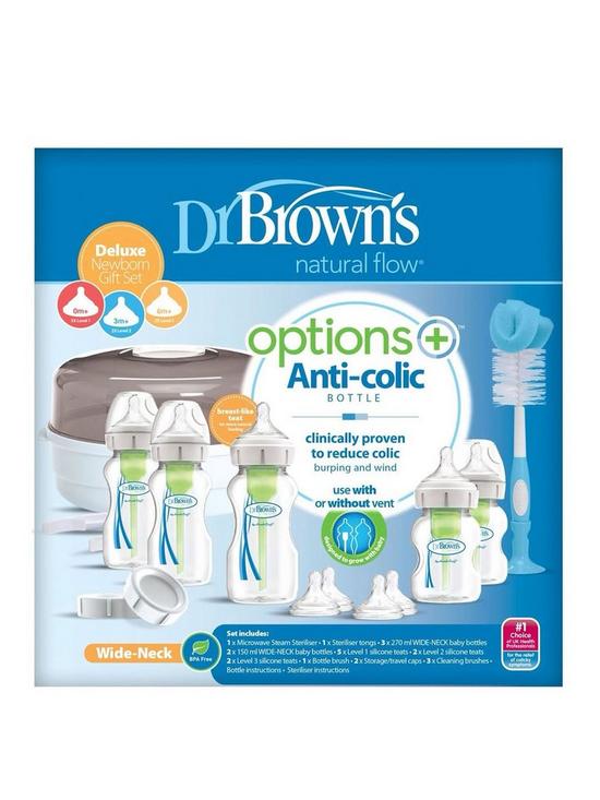 front image of dr-browns-options-newborn-gift-set