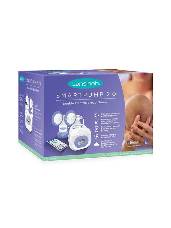 back image of lansinoh-smart-breast-pump