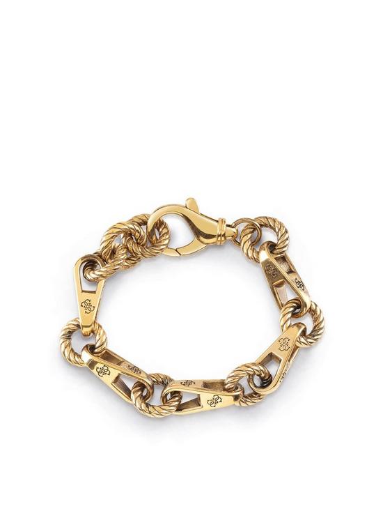 front image of guess-4g-vintage-ladies-bracelet