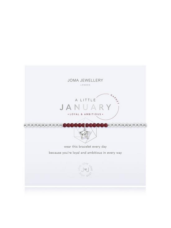 front image of joma-jewellery-a-little-birthstone-silvernbspstretch-bracelet