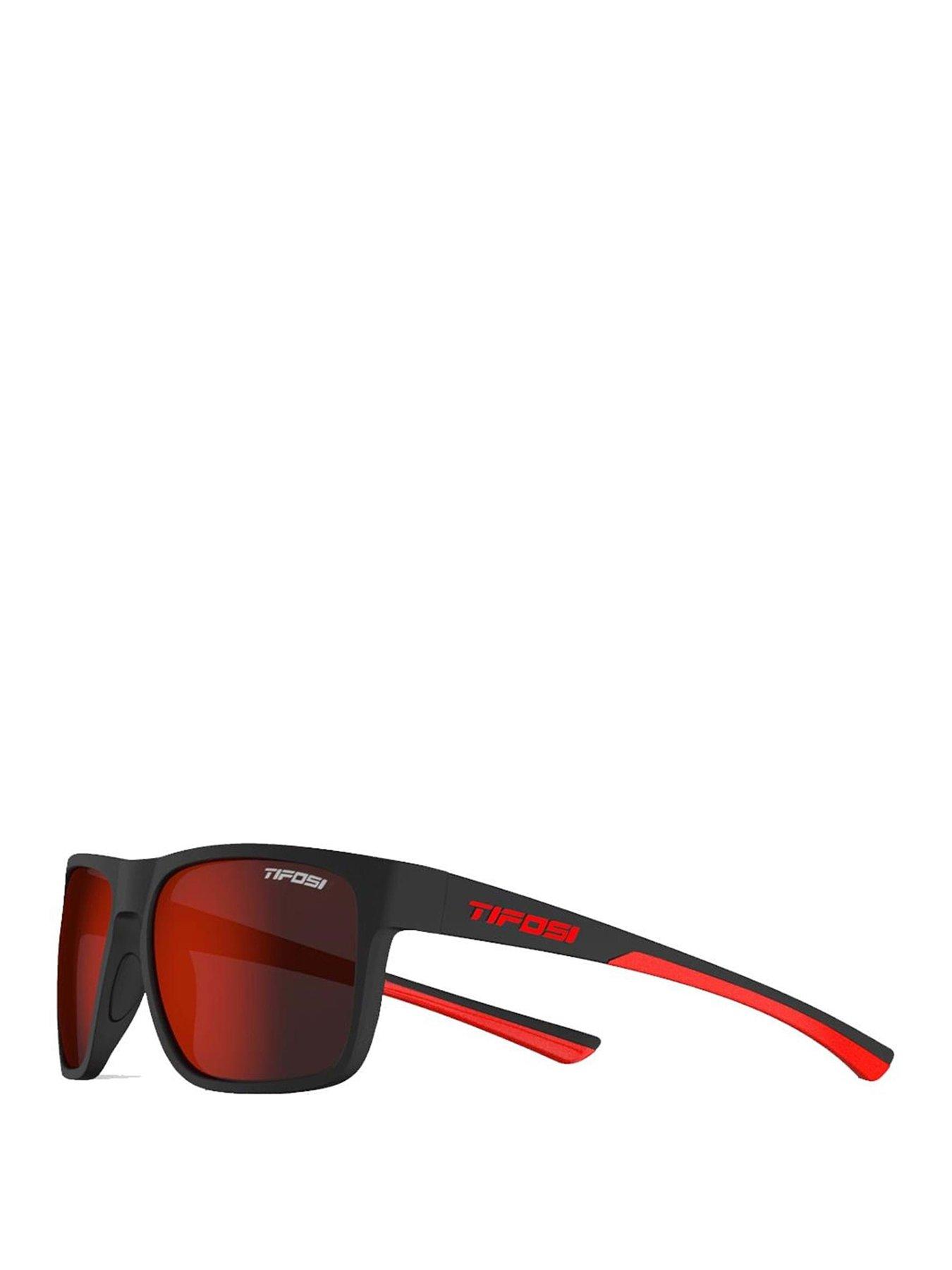 undefined Swick, Satin Black/Crimson Sunglasses