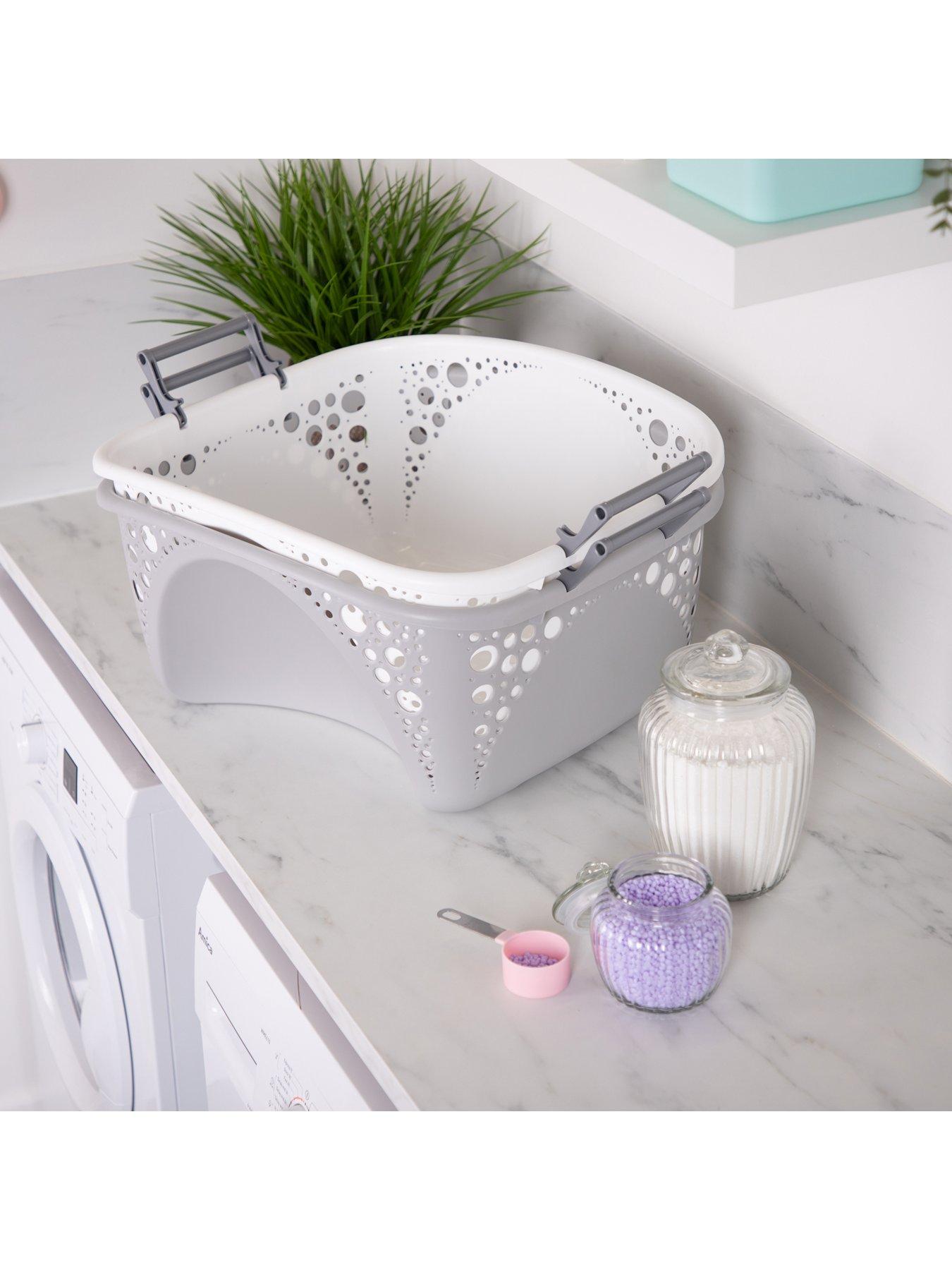 Image 2 of 5 of Minky Stackable Laundry Basket
